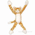 Orange plush tiger cat toy